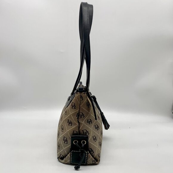 Dooney & Bourke Signature Canvas Tassel Shoulder Bag - Picture 4 of 11